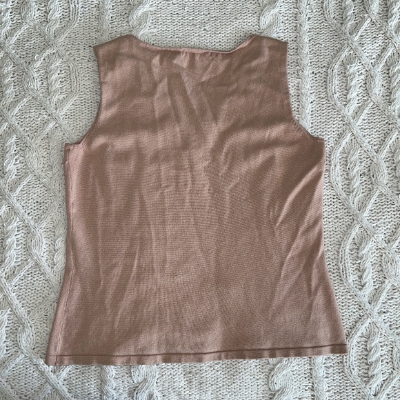 Vintage Y2K Beige Brown and Black Top - Picture 7 of 7